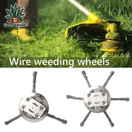 3/6 Head Steel Wire Grass Trimmer Head Lawn Mower Grass BrushCutter Dust Removal Weeding Plate Swing Metal Blade