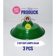 HIJAU Hanging Lamp Shade Diameter 30 cm Fitting/ + Round Street Lamp Shade Green WD Street Lamp Shad