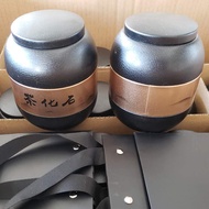 500g Tin Tea Gift Yunnan Pu-erh Tea Ripe Glutinous Fragrance Fossilize Tea