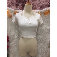 (A121)2-layer, 2-sleeved Crochet Sweater - Size S(A121)