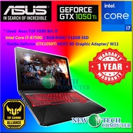 *Used / 2nd Hand Asus TUF FX80 Gaming Laptop 8TH I7 8GB 512GB SSD NVIDIA GTX1050TI 3D GRAPHIC W11 1 YEAR WARRANTY