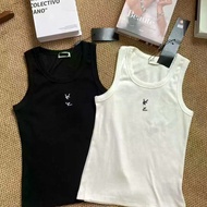 BYON YS New Style Threaded Letter Embroidery Bottoming Vest