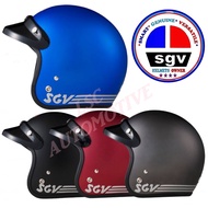 SGV Helmet Matt series / Matt Blue / Matt Black / Matt Red / Matt Grey /TOPI KELEDAR SGV HELMET MATT