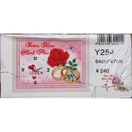 ABC 3D Diamond Painting One Hundred Years of Happiness Clock Y254 (CUSTOMER SELF-ATTACHED) Size: 64X