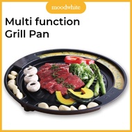 BBQ Grill Plate Multi-Function Non-Stick Grill Pan Barbecue Rack Frying Fry Cookware Small Size