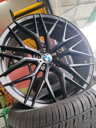 ล้อแม็ก​ Forged​ ขอบ20​ 5รู×112/120​ ใส่​BMW​ สีดำด้าน (ราคาต่อวง)​