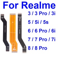 Mainboard Flex Cable For Realme 8 5G Realme 8i 9i Realme 7 pro 7i Realme 6 Pro 6i 5i Realme 3 Main Board Motherboard Connect LCD Flex Cable Ribbon Spare Parts