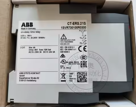 2025.4 ABB Three-phase Monitoring Relay CT-ERS-21S 24-240V Order Number 1SVR730100R0300 Inquiry