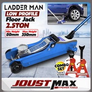 LADDERMAN 2.5 Ton Low Profile Hydraulic Floor Jack With Jack Stand Jet Kereta Car Jack Garage Jack K