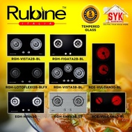 SYK (Free Shipping) Rubine Dapur Gas Masak Kaca Kitchen Hob Gas Cooking Stove Stainless Steel Kitche