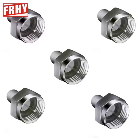 5PCS High-Quality 75 Ohm Waterproof F-Type Male Load Termination - RF Resistor Plug for CATV Outdoor