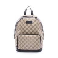 【二手】Gucci GUCCI 雙肩包 GG Supreme 小號 429020 米色/ブラウン/黑色 PVC塗層帆布皮革 GG Supreme 小號雙肩包
