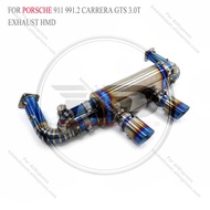 HMD Exhaust System Titanium Alloy Performance Catback for Porsche 911 991.2 Carrera GTS 3.0T Muffler