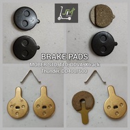 MOBER S10, T10, DDVA ,D400/600, XTRACK Thunder Electric Scooter Brake pads