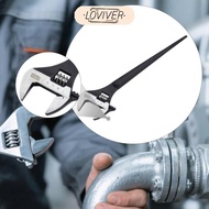 LOVIVER Adjustable Wrench, Hand Tool Made of Alloy, 26 Cm Jaw Opening, Opening Up to 25.4 Mm (1 Inch