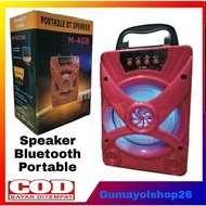 [Gumayolshop26]Speaker Bluetooth / Speaker Portable Bass BT M - 408