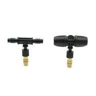 2 Sets Copper Mist Micro Nozzle with T-Connector for 8/11mm Hose Orchard Greenhouse Cooling Sprayer Agriculture Tool
