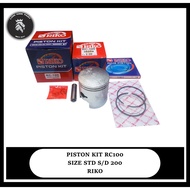 PISTON KIT SEKER RC100 RC 100 BRAVO SPRINTER