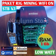 Rig Mining 7 STB V1 RAM 1Gb Wifi On Low Watt Armbian Linux