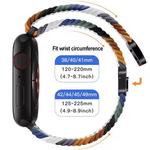 For Apple Watch Strap for Apple Watch Ultra 2 Band 44mm Straps Ultra 49mm Strap 46mm SE 40mm Straps 