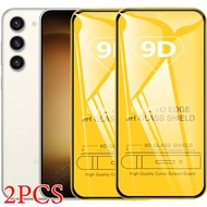 2PCS 1PCS Samsung S24 Plus S23 Plus 9D Full Cover Tempered Glass For Samsung S23 FE A25 A15 A05 A05S