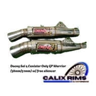 Daeng Sai 4 Canister Only GP Warrior (38mm/51mm) w/ free silencer