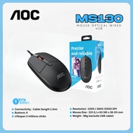 AOC MS130 Wired Optical Mouse Mouse Wired