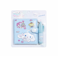 Gratis Ongkir - Set Memo Diary Motif Sanrio / Note Book and Pen / Buku Diary Kancing Sanrio