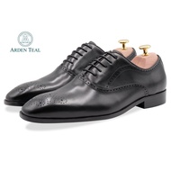 ARDEN TEAL Mendoza Medallion Black Oxford