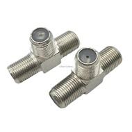 CH* 2PCS Efficient F Type Splitter Connectors For Enhances Device Connection