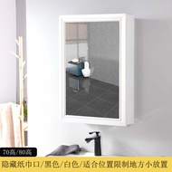 Mirror Cabinet Space Aluminum Bathroom Mirror Cabinet Integrated Mirror Box Wall Hanging Storage Cabinet Small Apartment Mirror Cabinet Wall Hanging Combination