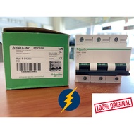 Schneider A9N18367 Miniature circuit-breaker, Acti9 C120N, 3P, 100 Amp , C curve, 10000 A