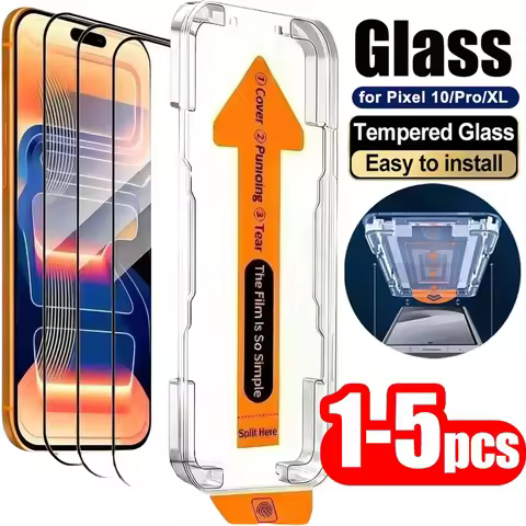 Oleophobic Coating Easy Install Screen Protector For iPhone 15 Pro Max 15 Plus Protective Tempered G