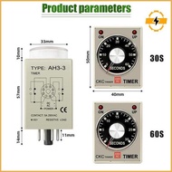 Ah3-3 Ac 220V 30 Seconds Timer 60 Seconds 30S/ New 60S Delay Timer/