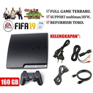 Ps3 Slim sony + Hdd 500gb + 2 Stick warlles + Full Games - HDD 160GB 2 STICKS