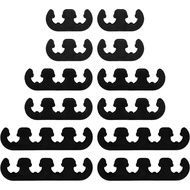 12PCS Spark Plug Wire Separator, Ignition Spark Plug Wire Holders for 7mm 8mm 8.5mm 8.8mm Wires, Bla