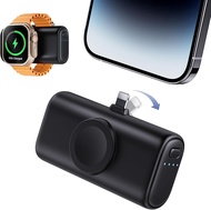 Rorry ชาร์จแบบพกพาสำหรับ iPhone 5000mAh ขนาดเล็กกะทัดรัด15W Fast CHARGING เข้ากันได้กับ iPhone 14/1