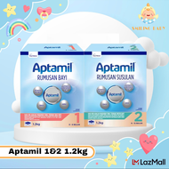 Aptamil Rumusan Bayi Srep 1/2 0--6 Bulan 6-12 Bulan 1.2kg