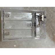 AA Battery Transparent Holder Box Case with Wire Leads with ON/OFF Button [Pemegang Bateri] 3XAA (4.