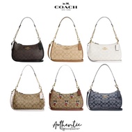 Coahc Teri Luxury Women's Classic Signature Canvas Crossbody Shoulder Bag, Casual Monogram Under‑arm