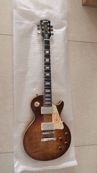 Gibson Les Paul Custom Shop Iced Tea LP กีตาร์ไฟฟ้ามาตรฐาน Flame Maple Top