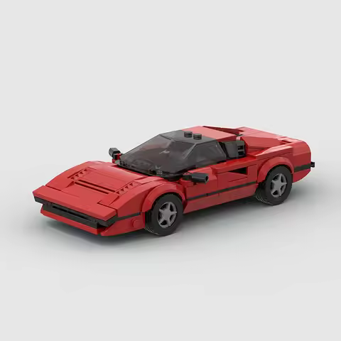 MOC Racing Car Assembly Kit, DIY Car Rally Model for Children and Adults, Model Car Collection, Hall
