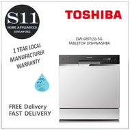 TOSHIBA DW-08T1 (S)-SG TABLETOP DISHWASHER+1YEARS WARRANTY+FREE DELIVERY