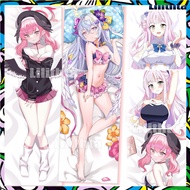 ปลอกหมอนสีฟ้า Archives Sirasu Azusa Koharu Mika ปลอกหมอนอะนิเมะเกมร่างกายที่กำหนดเองยาวปลอกหมอนอิง