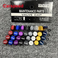 4Pcs RAYS Tire Valve Cap Car Bicycle Motorcycle Wheel Tyre Tire Air Aluminum Alloy Valve Caps Stem C