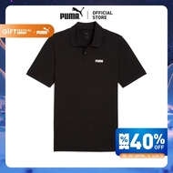 PUMA BASICS - Essentials Small Logo Pique Polo Men สีดำ - 68676201