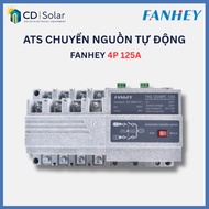 FANHEY 4P-125A block ATS power converter specialized for Hybrid solar system 1 phase 220V 3 phase 38