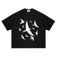 Our Clothes Store Lessegos Boxy Tshirt Fokker Heavy weight 16s Black