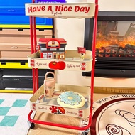 Internet Celebrity Snacks Trolley Rack Household Living Room and Kitchen Toy Storage Coffee Table Floor Mobile Trolley