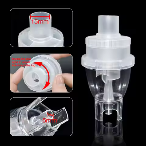 Health Care Inhaler Parts Nebulizer Medical Equipment Atomized Cup Inhaler Compressor Nebulizer Cup 
